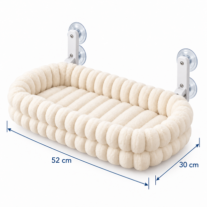 Foldable Cat Window Perch – Cord-Free & Washable