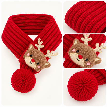 Festive Pet Scarf Collection – Santa, Reindeer, Snowman &amp; Tree Designs
