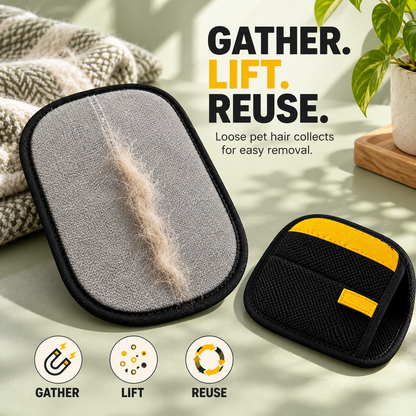 Reusable Pet Hair Removal Mitt – Washable & Easy to Use