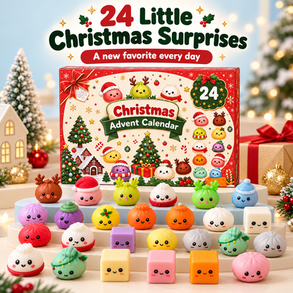 Christmas Advent Calendar – 24 Mini Squishy Surprises