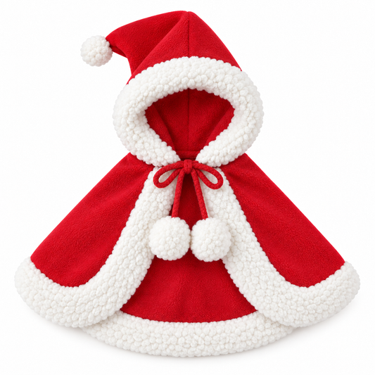 Pet Christmas Cape Set