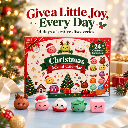 Christmas Advent Calendar – 24 Mini Squishy Surprises