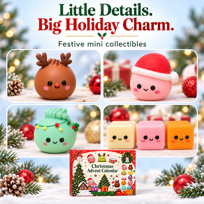 Christmas Advent Calendar – 24 Mini Squishy Surprises