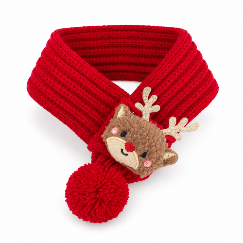 Festive Pet Scarf Collection – Santa, Reindeer, Snowman &amp; Tree Designs